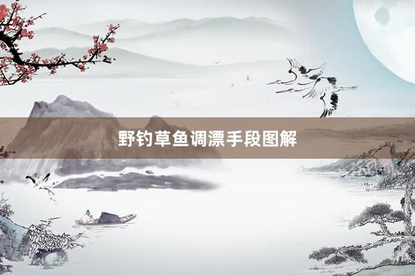 野钓草鱼调漂手段图解